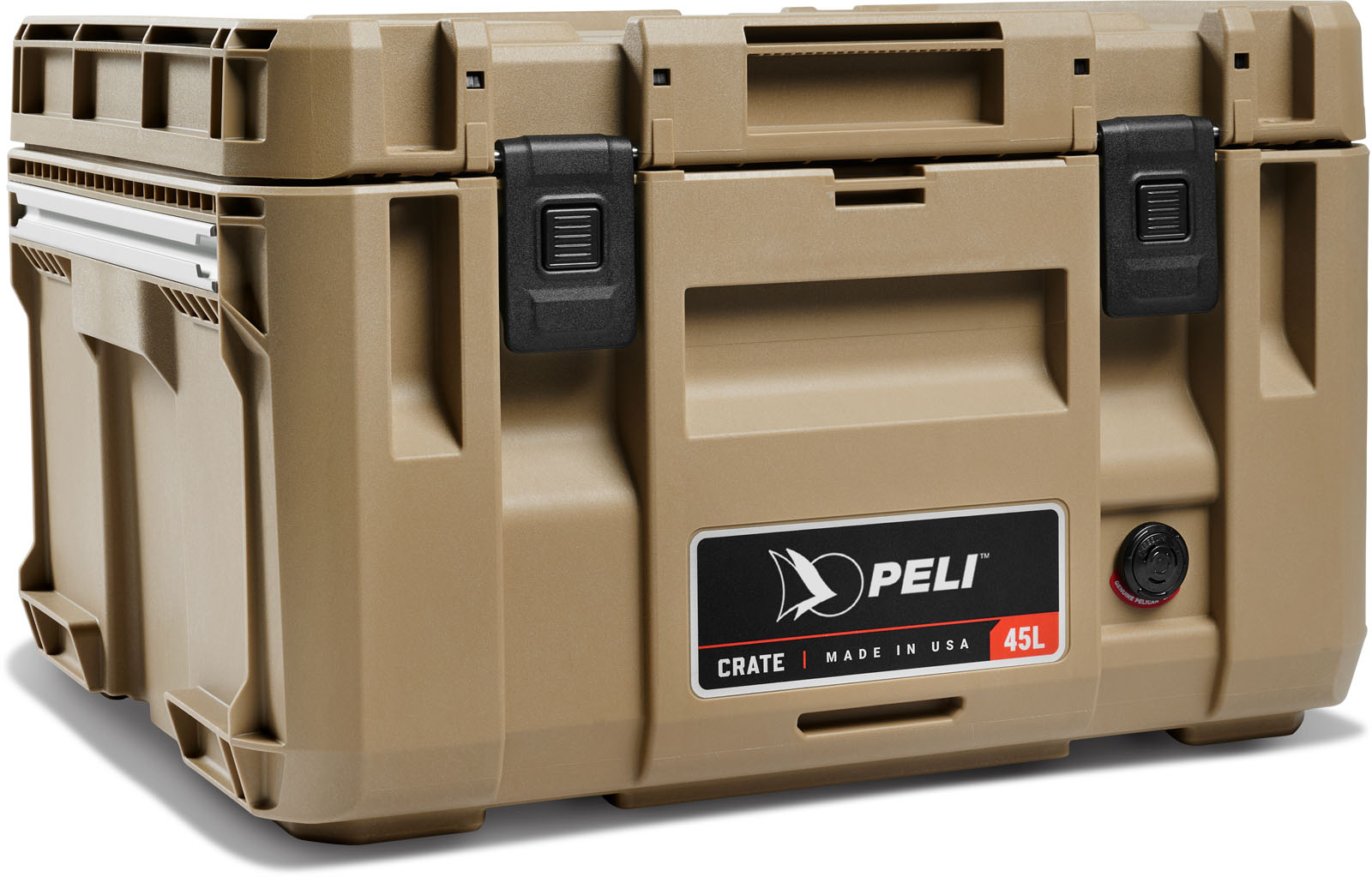 PELI_Crate 45L_Tan_Front Angle_high