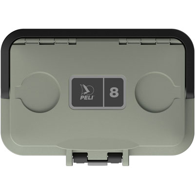 peli 8qt cooler sage gray 07